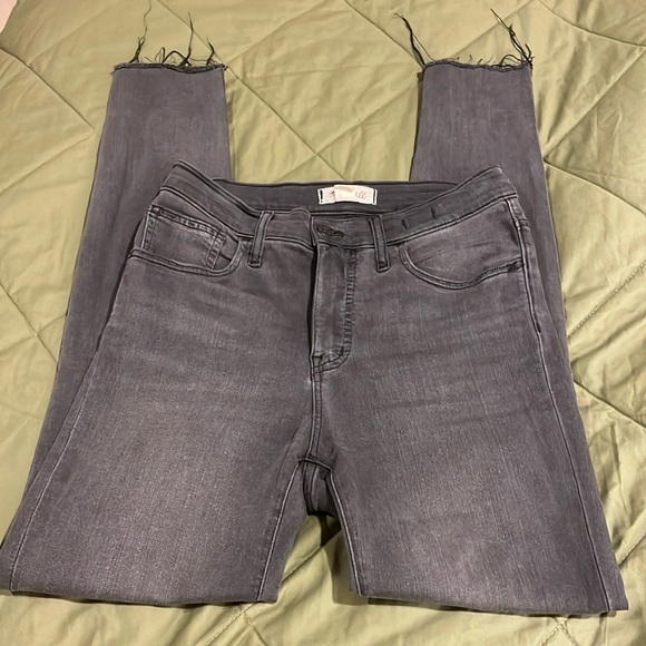 MADEWELL 10”- high rise skinny gray wash size 26 - Picture 2 of 8